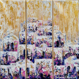 About the artist collage